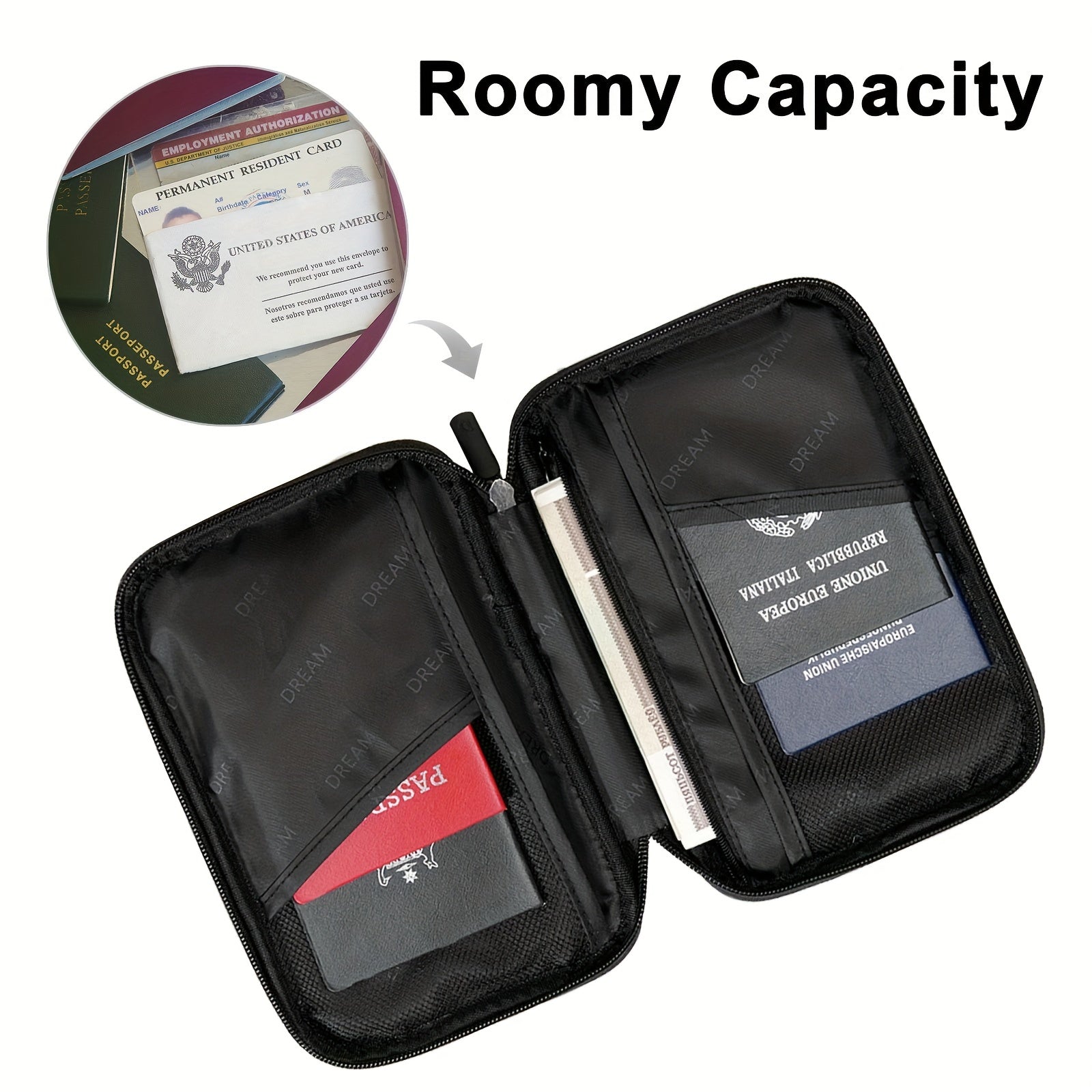 Aspyn | RFID-Safe Family Travel Wallet