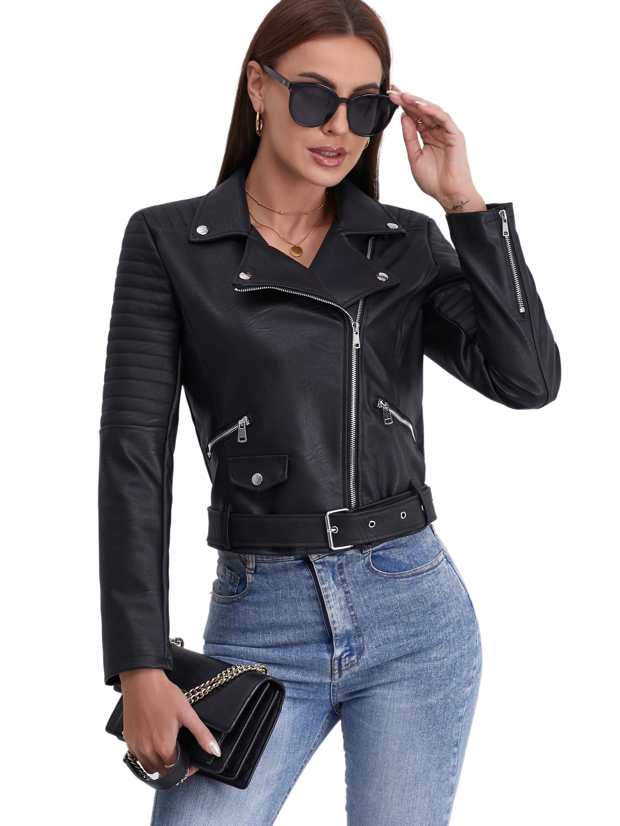 Sophia | Trendy Biker Jacket