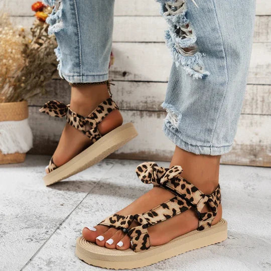 ARYA | Stylish Leopard Print Sandals