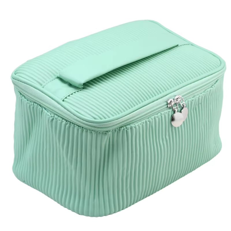 Raquel | Zipper Toast Travel Makeup Cosmetic Toiletry Set Bag