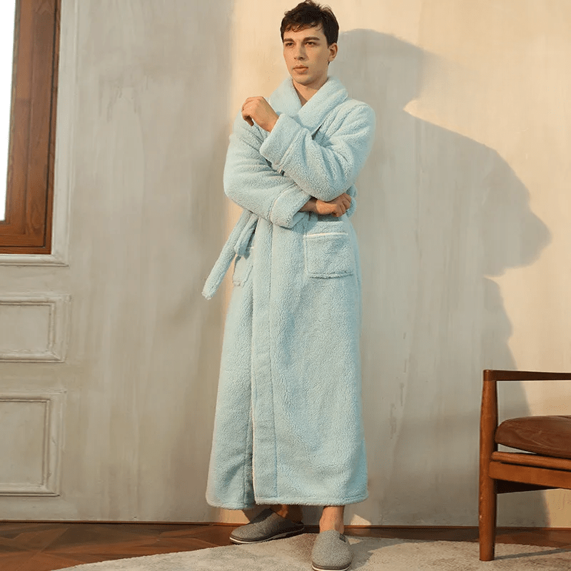 Neville | Unisex Plush Fleece Bathrobe