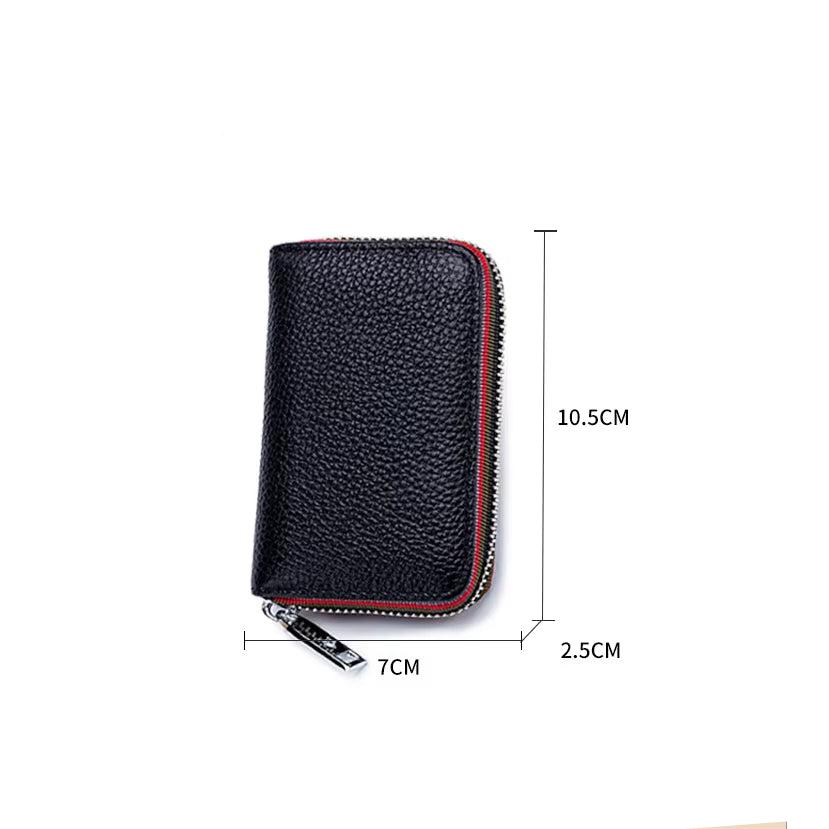 Maisy | RFID-blocking zip travel wallet made of faux leather