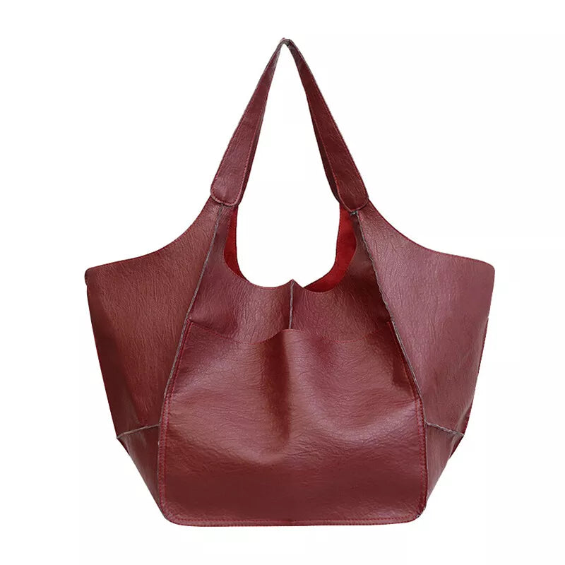 Lily | Women's Large Vegan Leather Tote Shoulder Bag