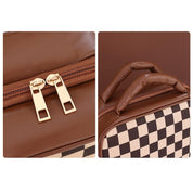 Sophia | Luxury Checked Spacious Cosmetic Organizer