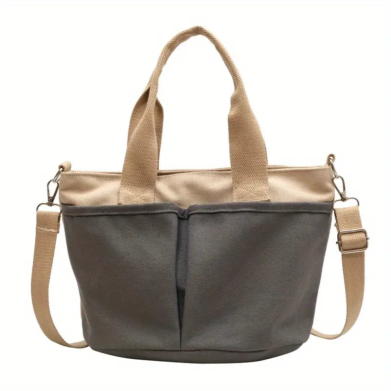 Isabel | Stylish Canvas Tote Shoulder Bag