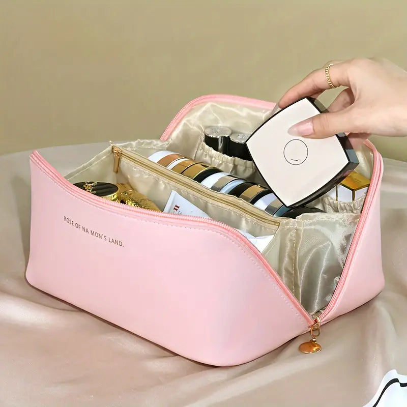 Hadlee | Women's Multi-functional PU Leather Cosmetic Make-up Bag