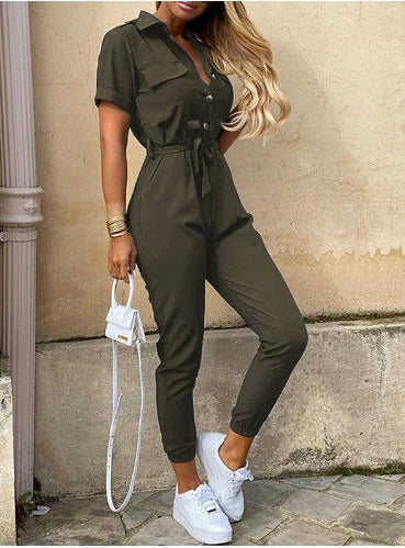 IVY | Summer Cargo Jumpsuit