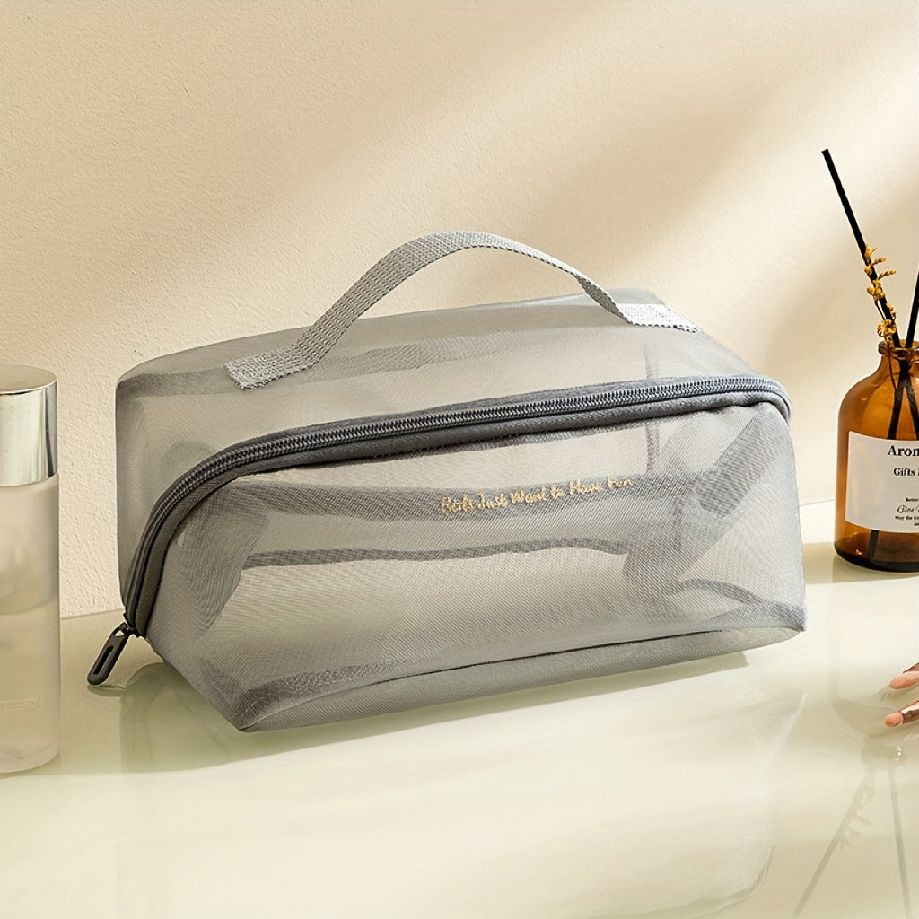 AirFlow | Large-Capacity Mesh Travel Toiletry Bag