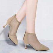 THRECIA | Thick-Heeled Boots