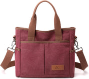 Adriana | Canvas Crossbody Bag with Multiple Pockets