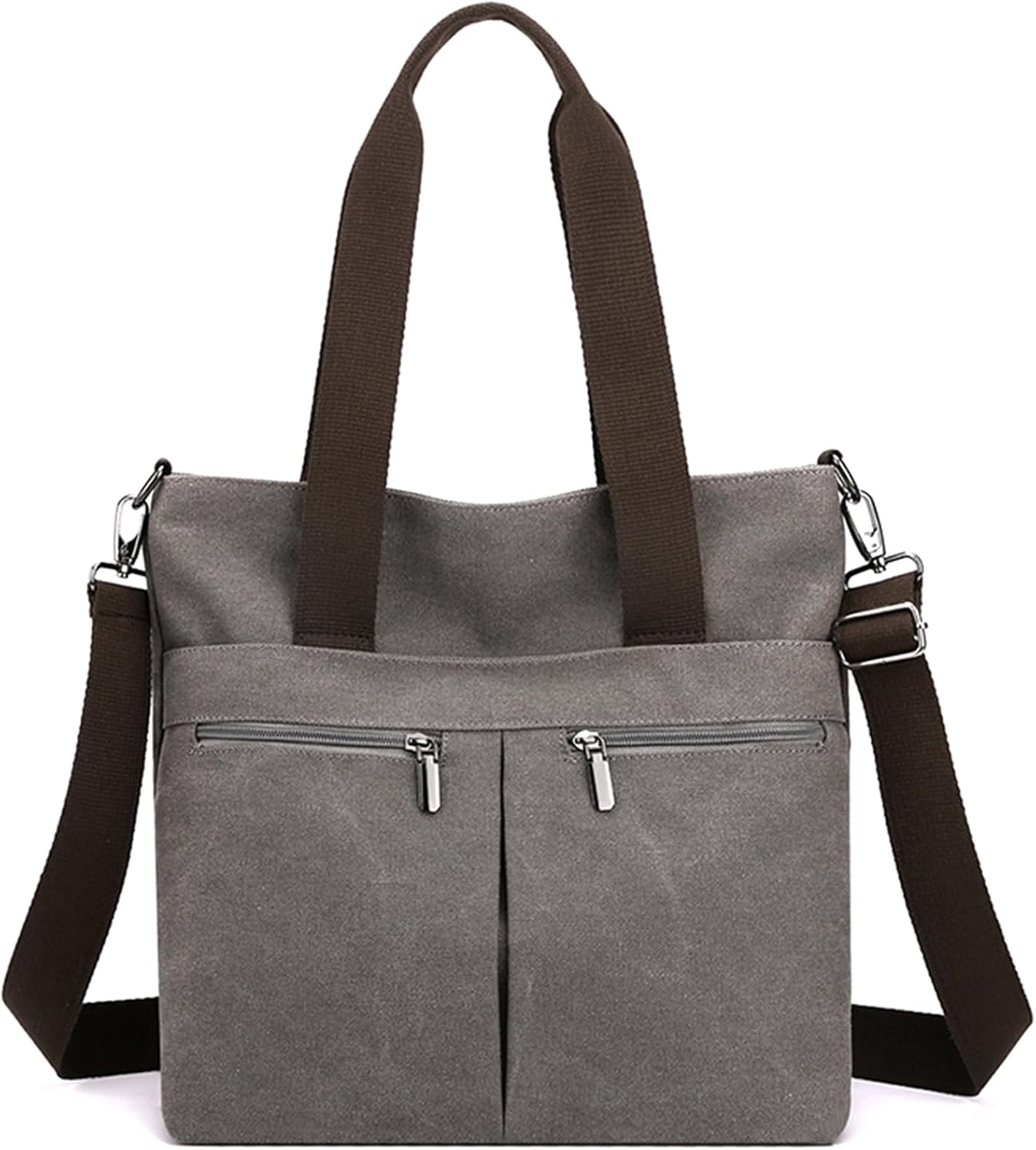 Lena | Canvas Shoulder Bag with Multiple Pockets