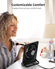 BreezeMax | Ultra-Quiet Strong Wind Small Table Fan