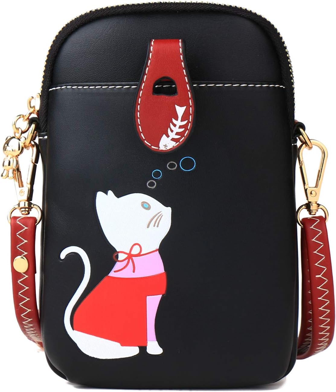 Sophie | Cute Crossbody Phone Bag with Cat Design