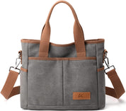 Adriana | Canvas Crossbody Bag with Multiple Pockets