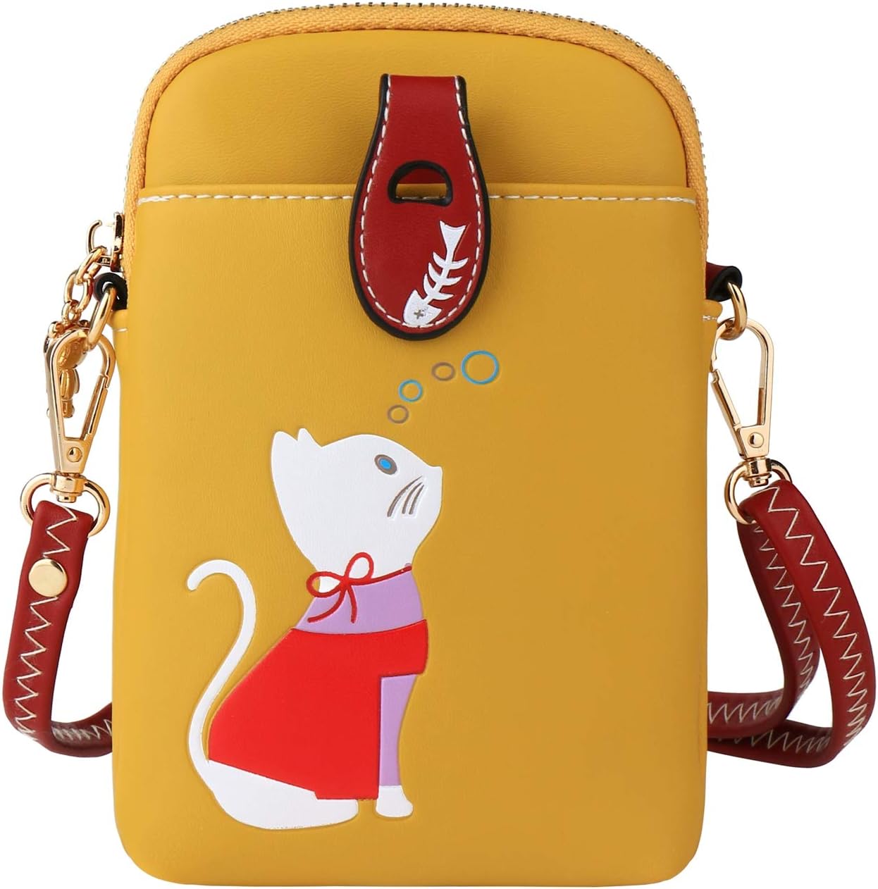 Sophie | Cute Crossbody Phone Bag with Cat Design