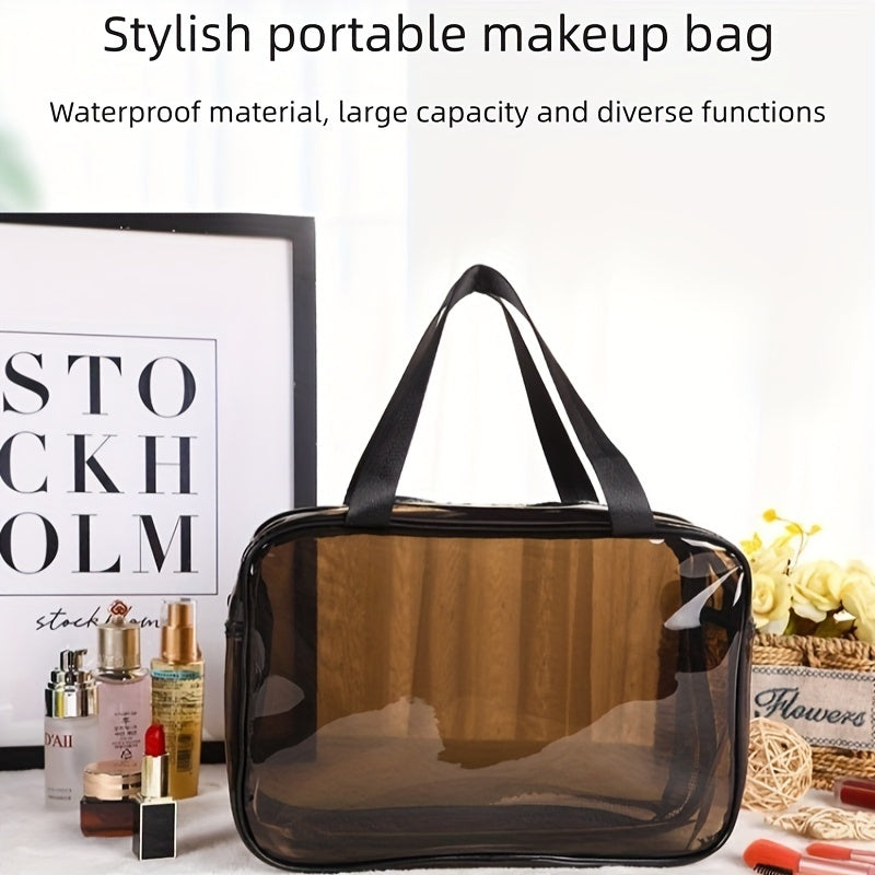 Clare | Clearer and practical cosmetic bag with double compartment