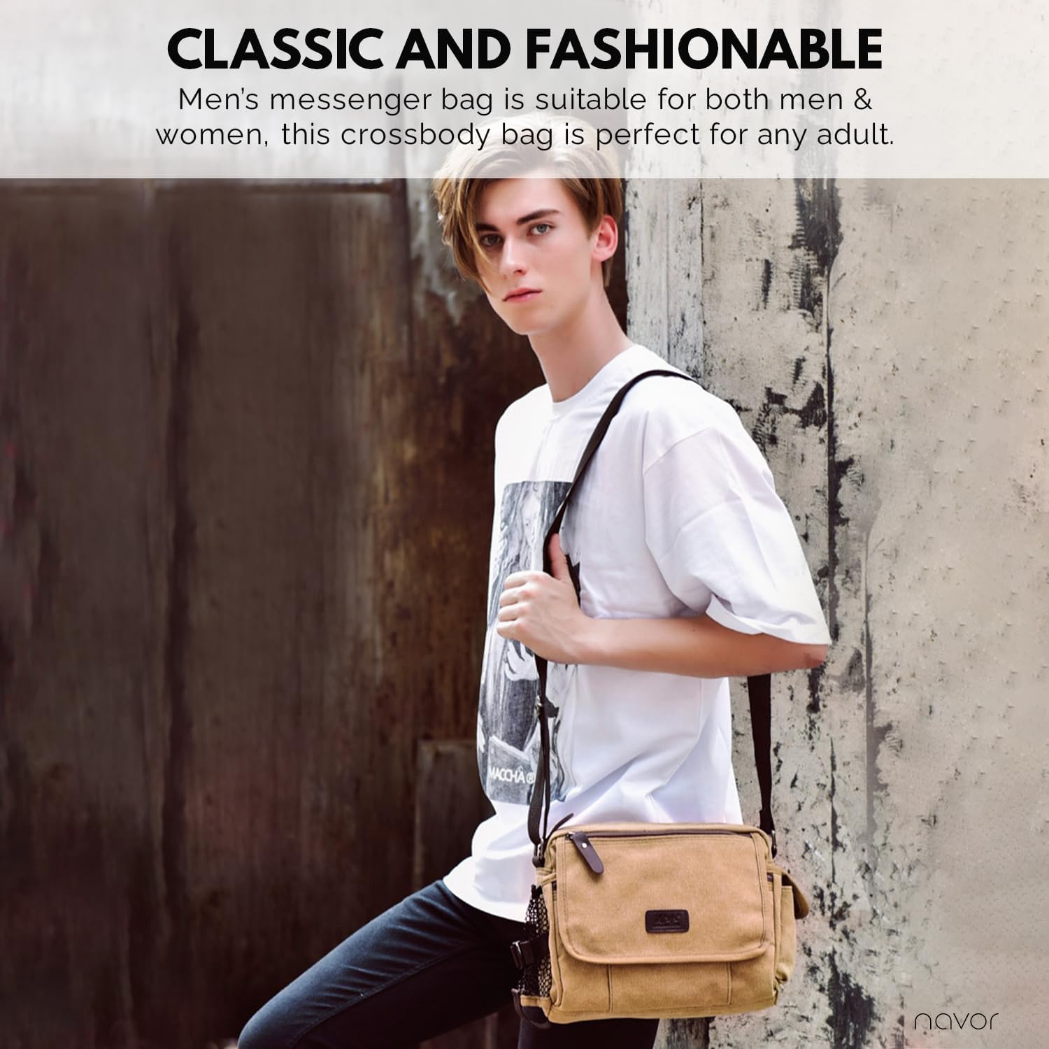 Nico | Classic Canvas Shoulder Bag