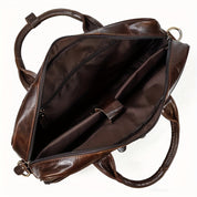 Milan | Leather Crossbody Messenger Laptop Bag