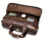 Dylan | Large Capacity Leather Laptop Shoulder Bag