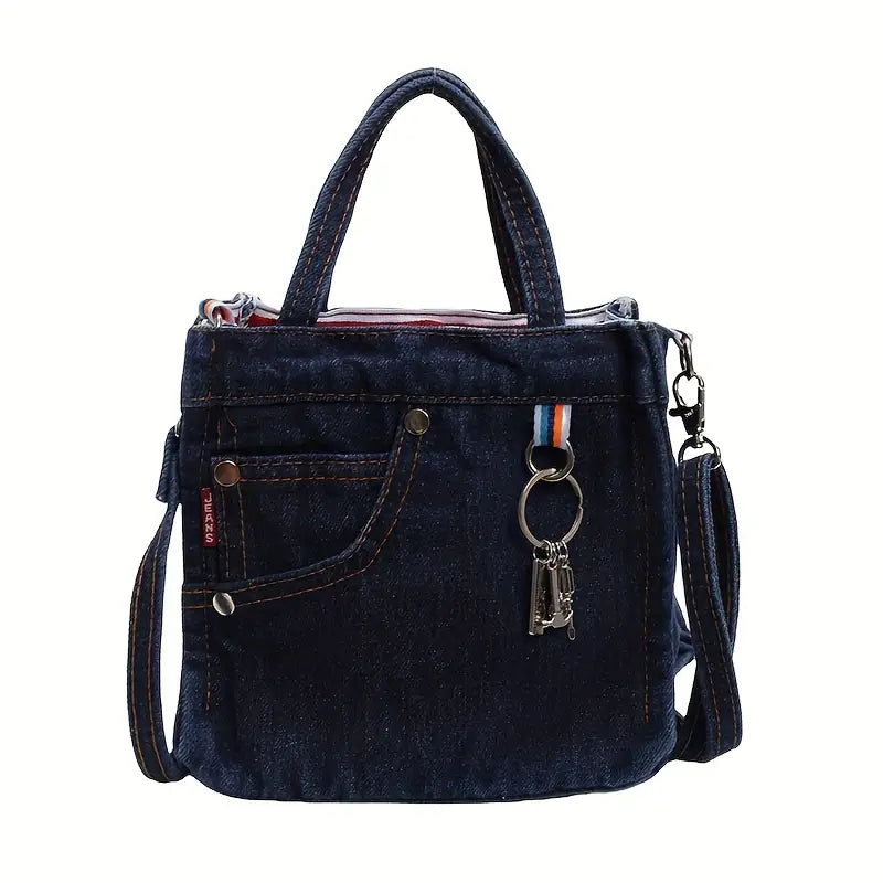 Eva | Stylish Denim Mini Crossbody Shoulder Bag