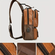 Noah | Reis Crossbody Bag made of PU Leather with Charging Port