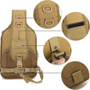 Max | Large Tactical Travel Crossbody Sling Bag for Men