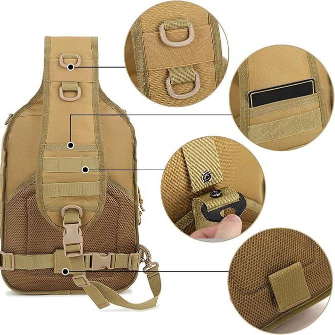 Max | Large Tactical Travel Crossbody Sling Bag for Men