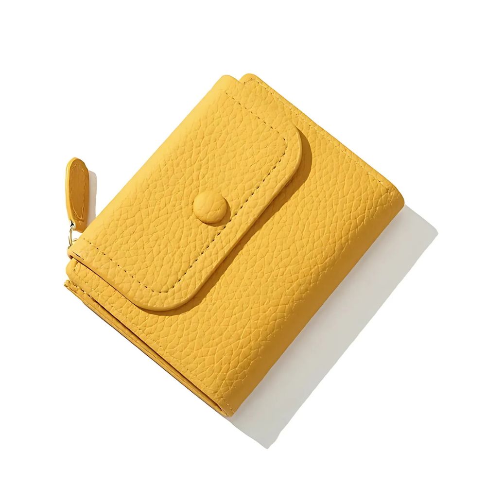 Araceli | Short Mini Travel Wallet with Snap Button Closure