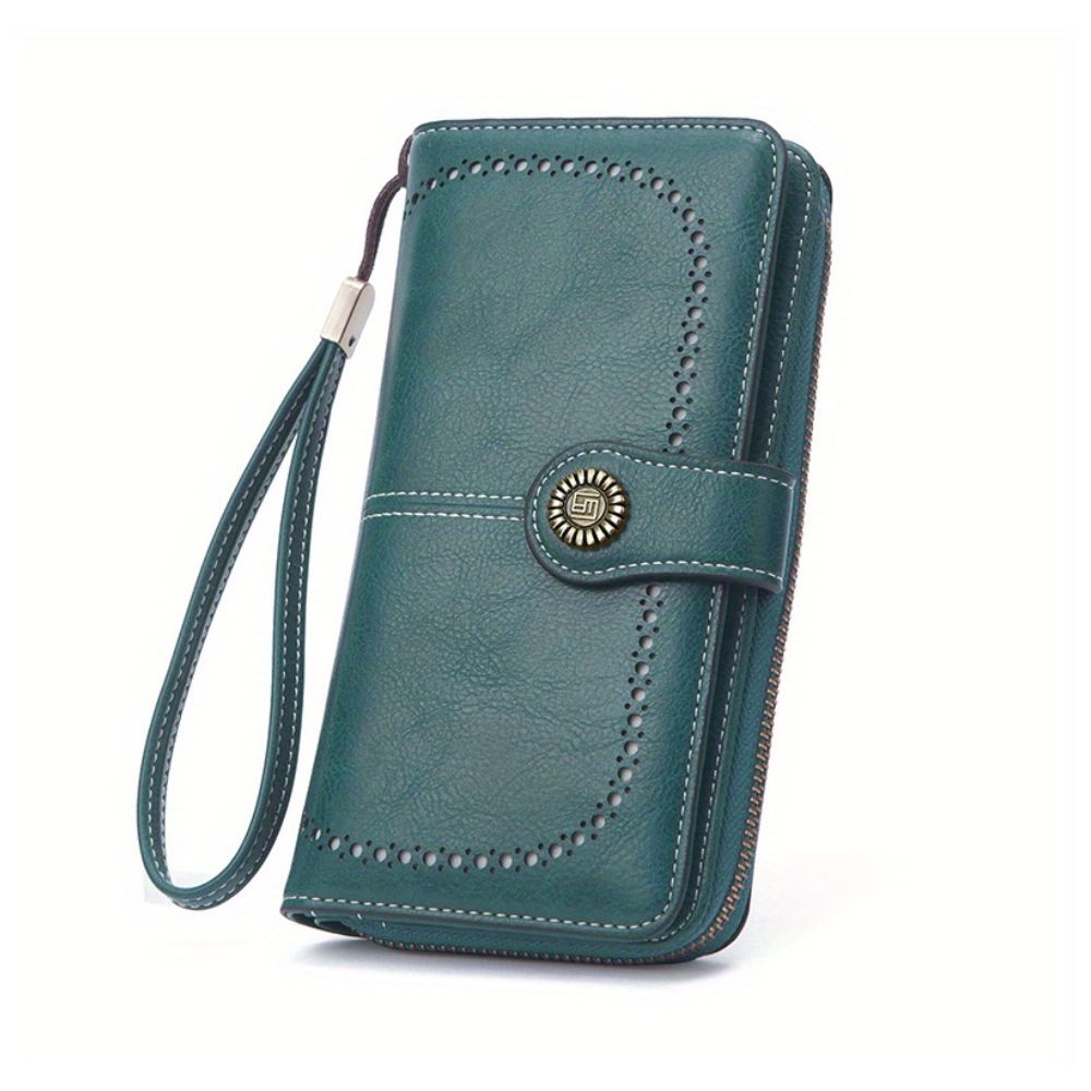 Skyla | Retro RFID Travel Wallet | Large Capacity