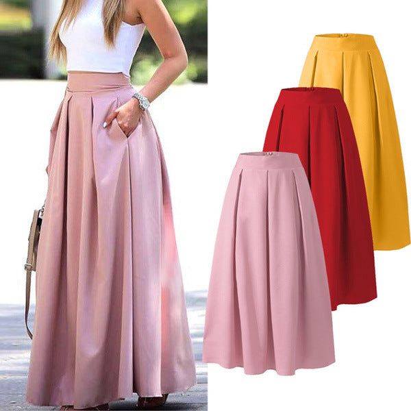 ALICE | Elegant High-waisted Pleated Skirt