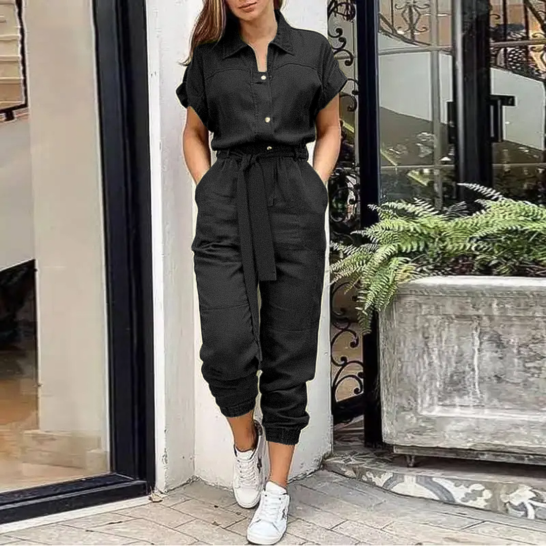 IVY | Summer Cargo Jumpsuit