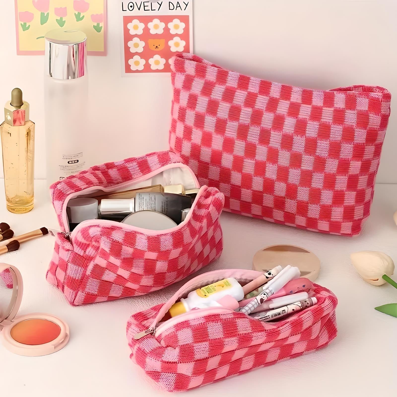 Jessica | Stylish and Practical 3-Piece Makeup Bag Set