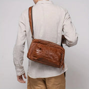 Owen | Genuine Leather Crossbody Travel Bag