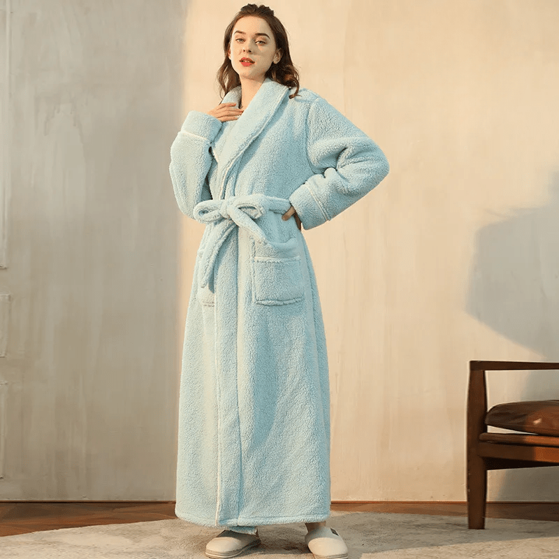 Neville | Unisex Plush Fleece Bathrobe