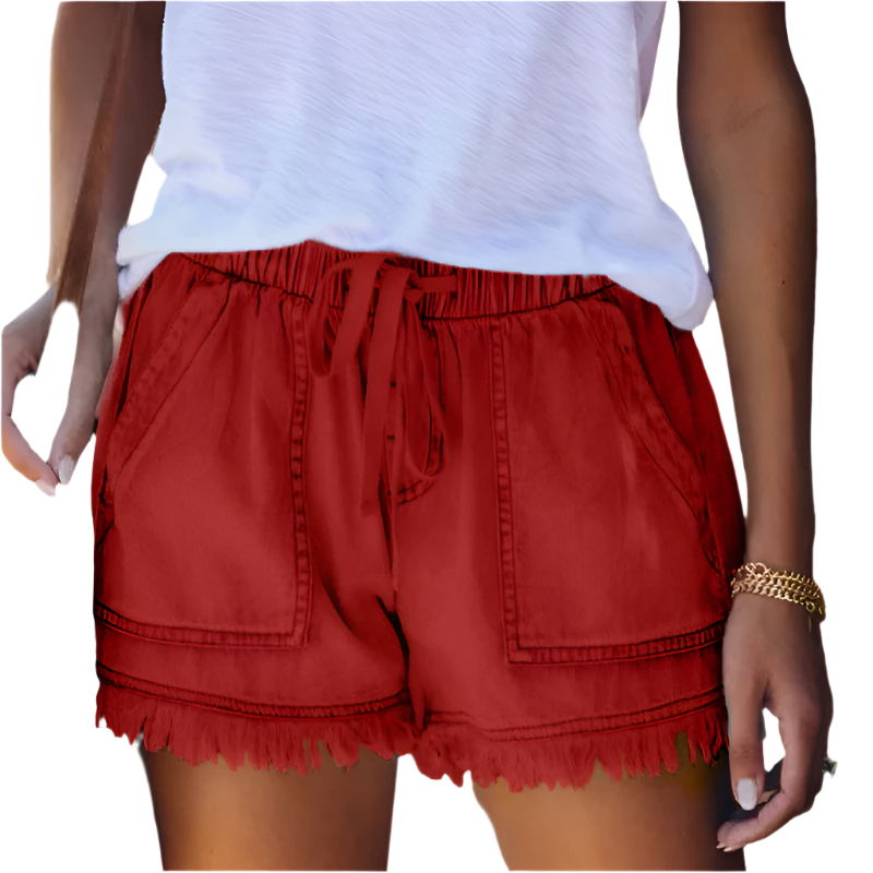 Maria | High-Waist Denim Shorts