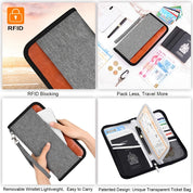 Marlowe | SecureTravel RFID Family Travel Passport Holder