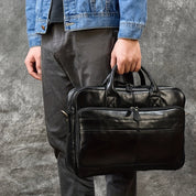 Milan | Leather Crossbody Messenger Laptop Bag