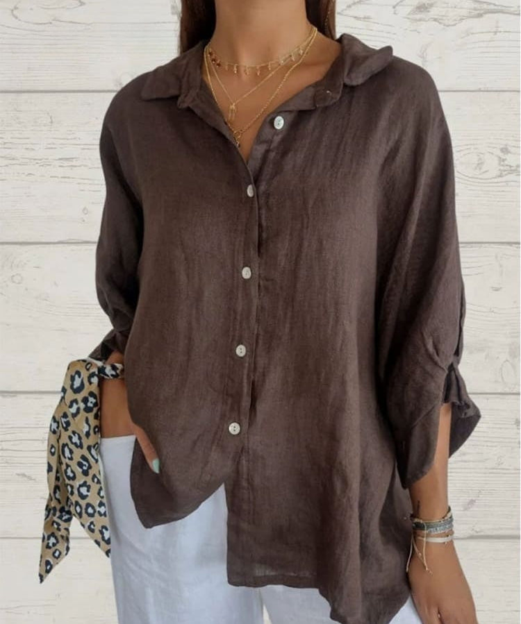 ISABELLA | Chic Linen Blouse