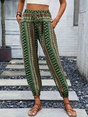 Viviana | Stylish High-Waist Printed Pants