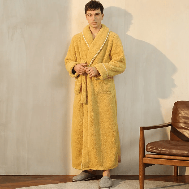 Neville | Unisex Plush Fleece Bathrobe