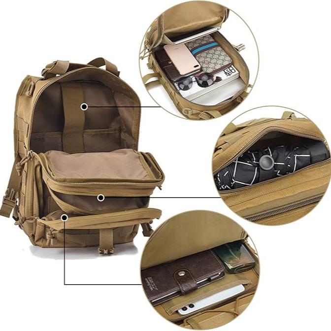 Max | Large Tactical Travel Crossbody Sling Bag for Men