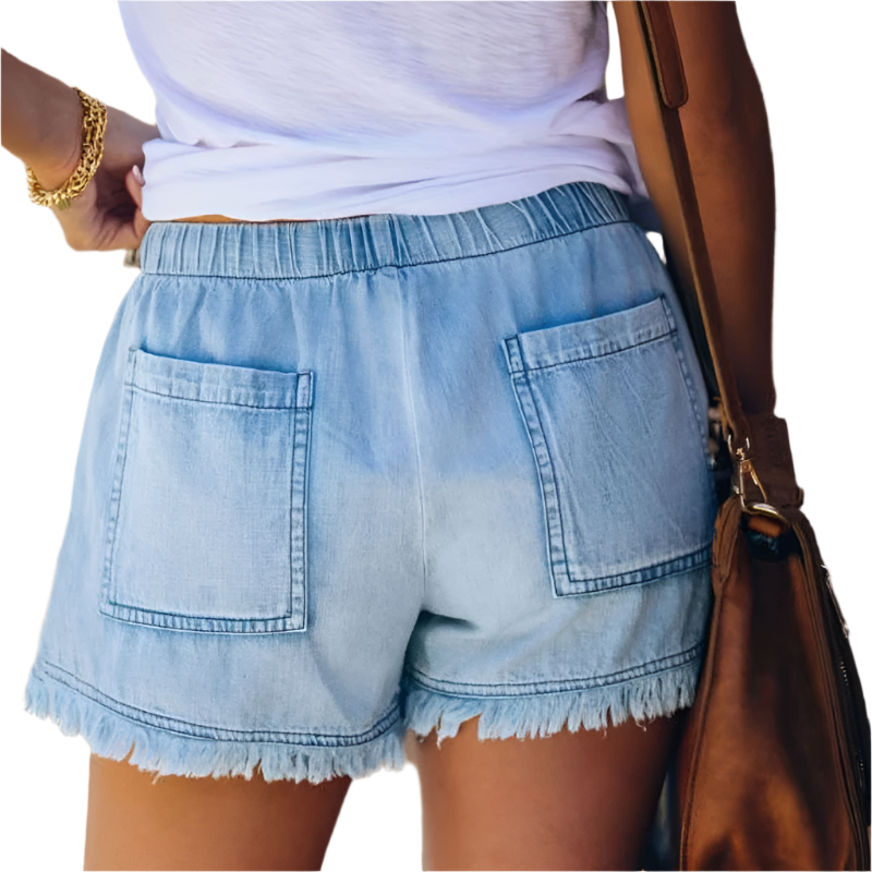 Maria | High-Waist Denim Shorts