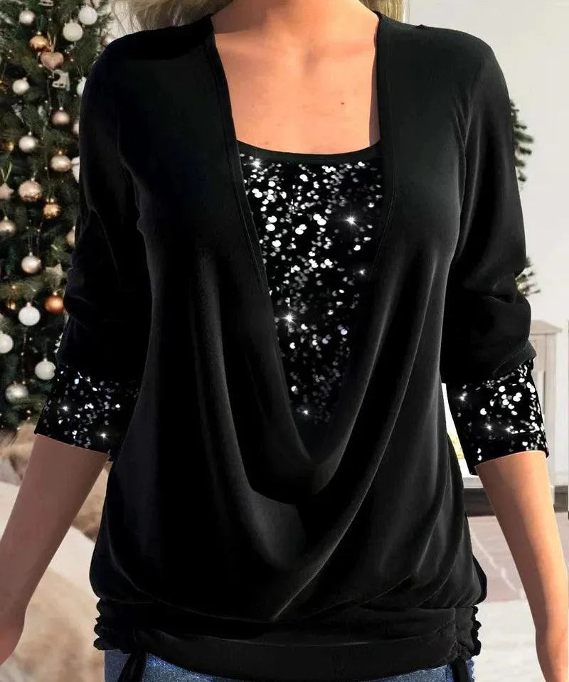 Sophia | Formal Shimmering Blouse