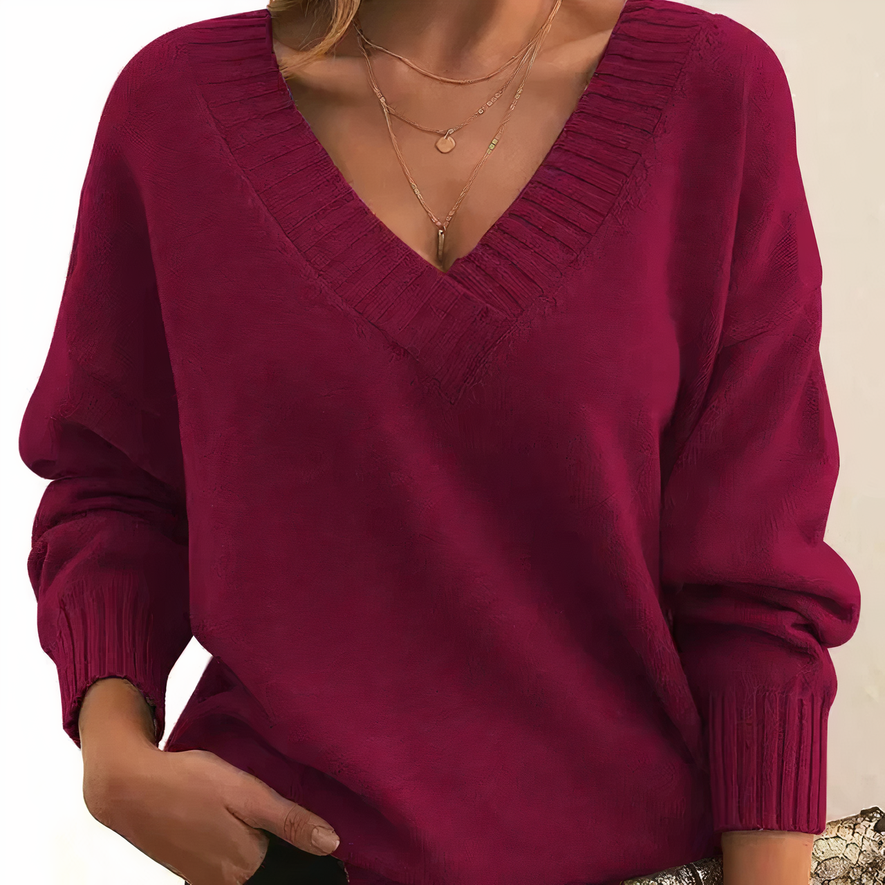 Lily | Delicate V-neck Pullover