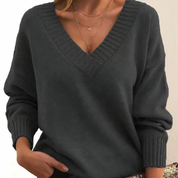 Lily | Delicate V-neck Pullover