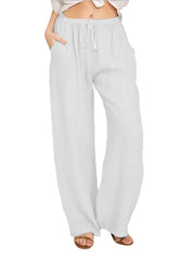 HEIDI | High Waist Breathable Cotton Pants Women