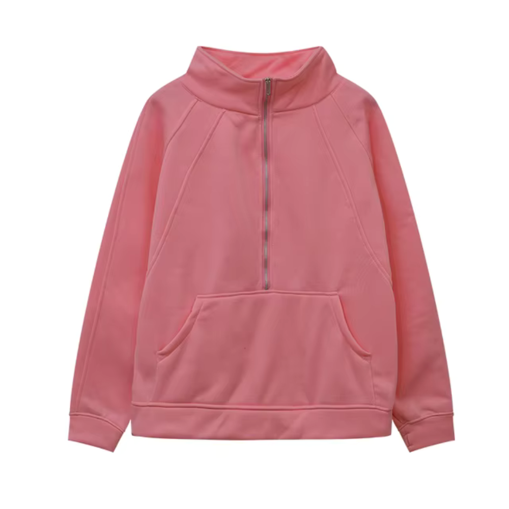 Emma | Winter Half Zip Sweat Shirt