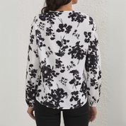 Victoria | Elegant Floral Blouse