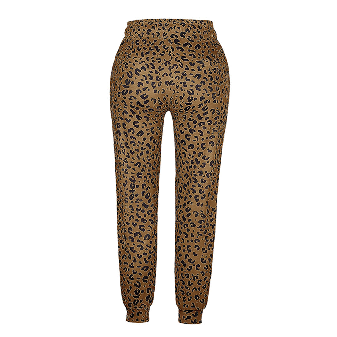 Talia | Comfy Leopard Print Trouser