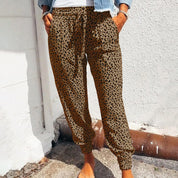 Talia | Comfy Leopard Print Trouser